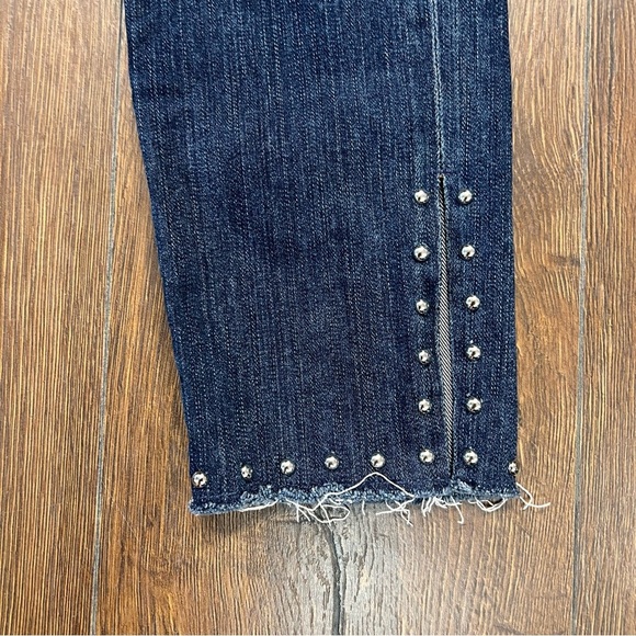 citizen of humanity rocket high rise skinny with bottom studs SZ 28/6 - Picture 5 of 12